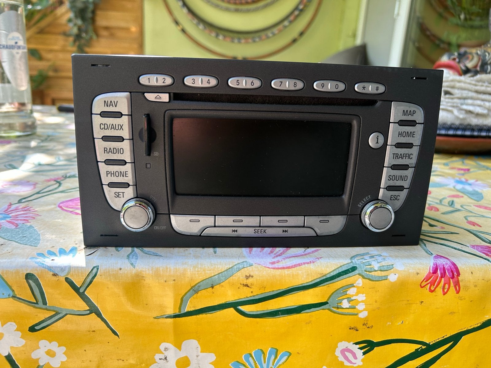 Ford Audio Systeem Navigatie Radio CD/AUX, Ophalen of Verzenden, Gebruikt