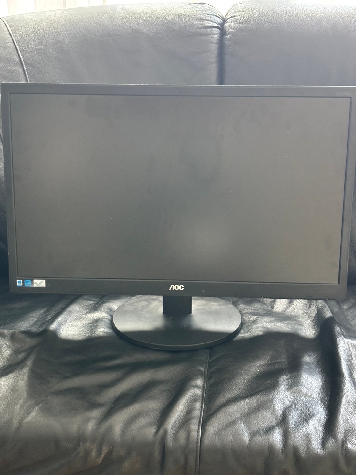 AOC Monitor zwart., Computers en Software, HDMI, IPS, Full HD, Zo goed als nieuw