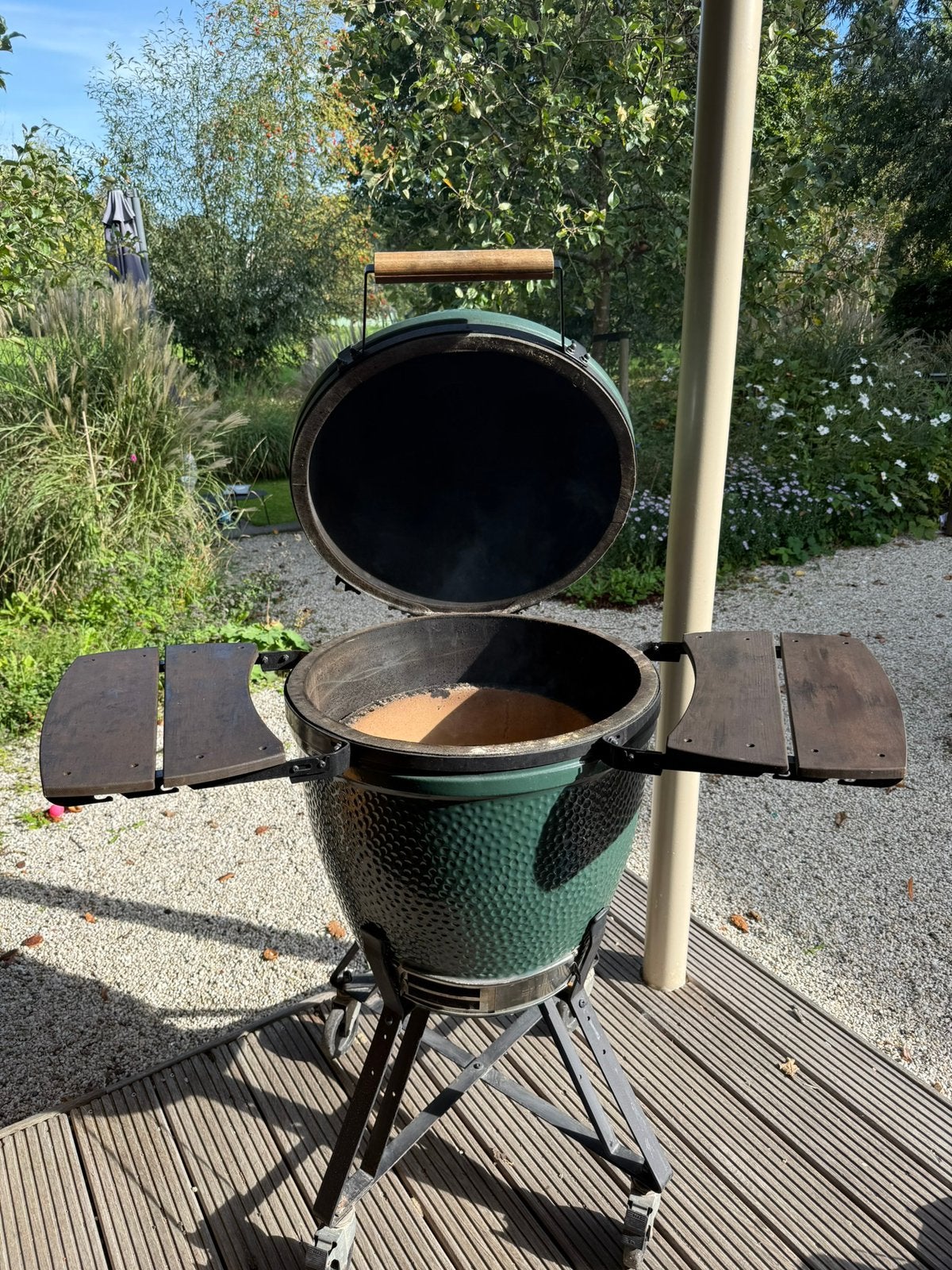 Green Egg large, Ophalen, Gebruikt, Met accessoires