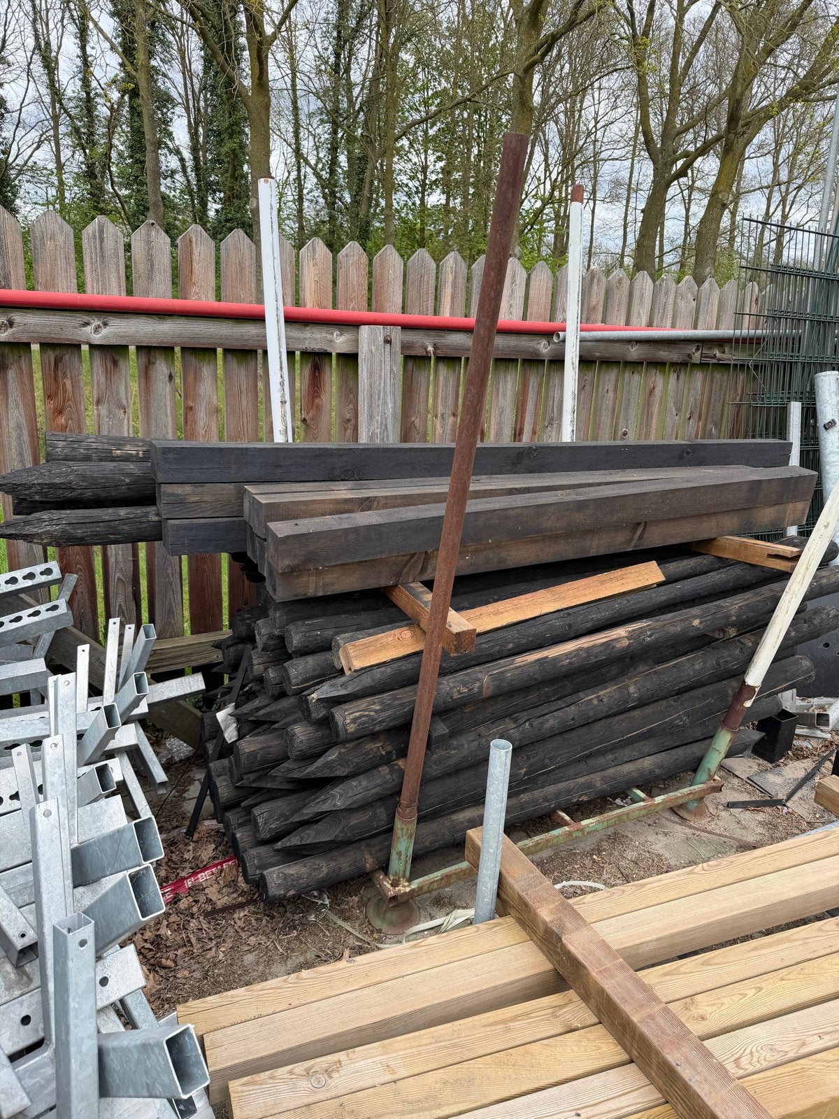 Duurzame Nerafix palen te koop, Tuin en Terras, Palen, Balken en Planken, Ophalen, Gebruikt, 180 tot 250 cm, Palen