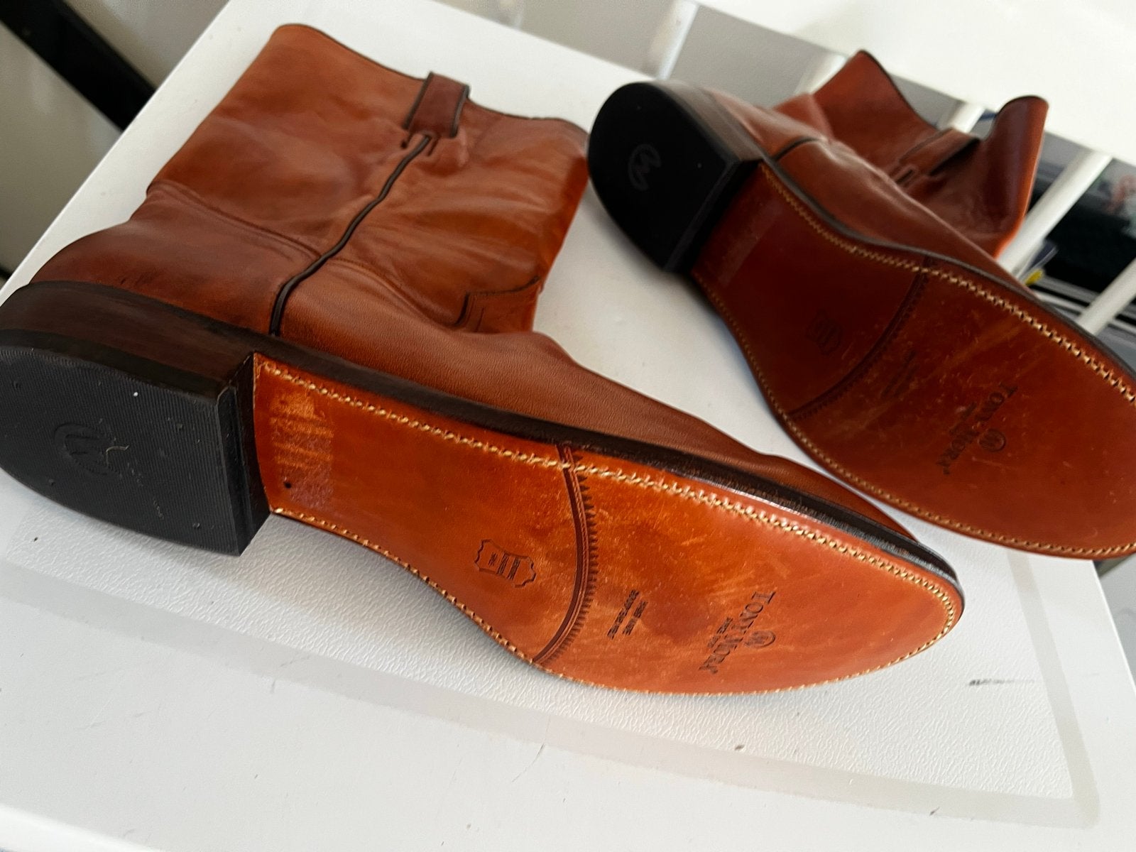Tony Mora Leren Boots - Maat 46, Ophalen, Zo goed als nieuw, Bruin, Boots