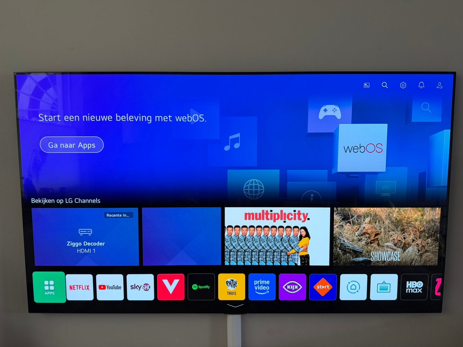 LG OLED G1 65 Inch, Ophalen, Zo goed als nieuw, 100 cm of meer, 4k (UHD)