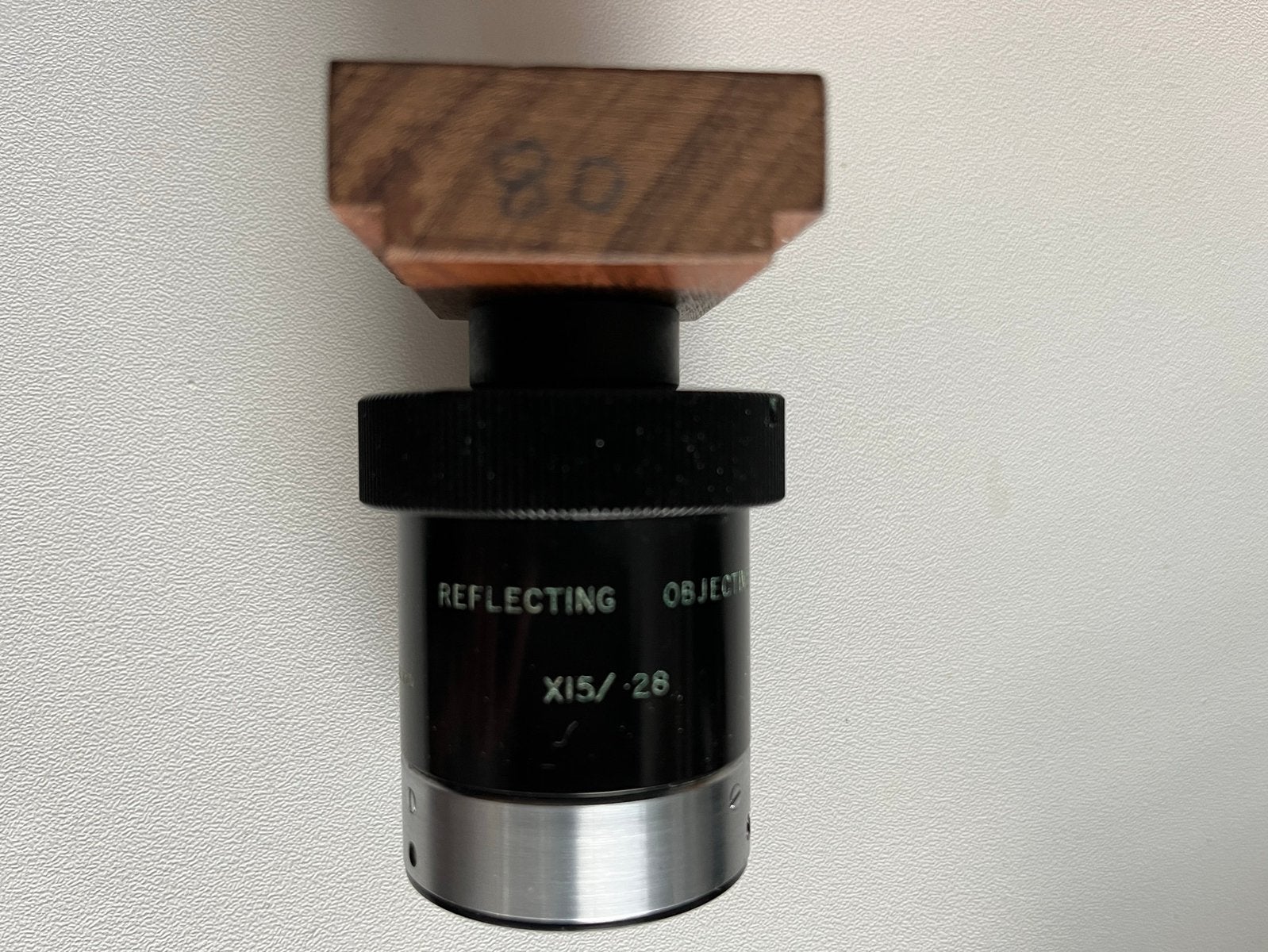 BECK Reflecting Objective X15/28 - Microscoop Objectief, Ophalen of Verzenden, Zo goed als nieuw