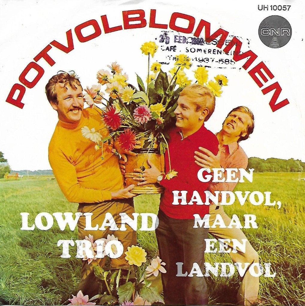 Lowland Trio - Potvolblommen, Ophalen of Verzenden, Gebruikt, 7 inch, Nederlandstalig