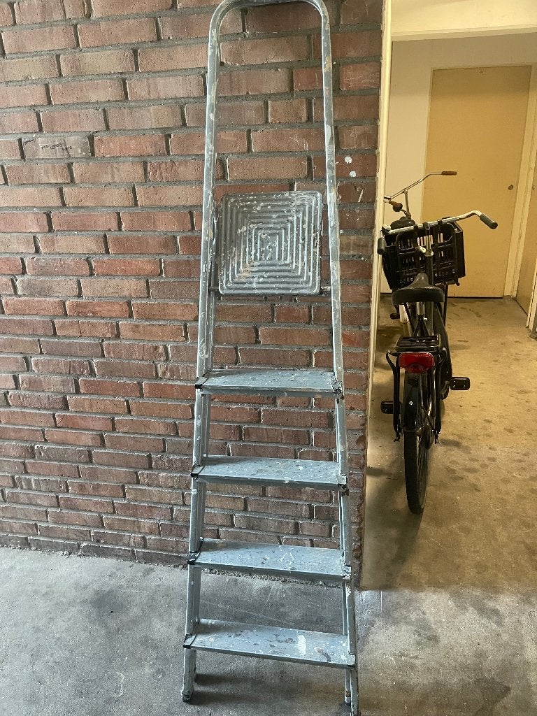 Ladder, Ophalen, Gebruikt, Ladder, Opvouwbaar of Inschuifbaar