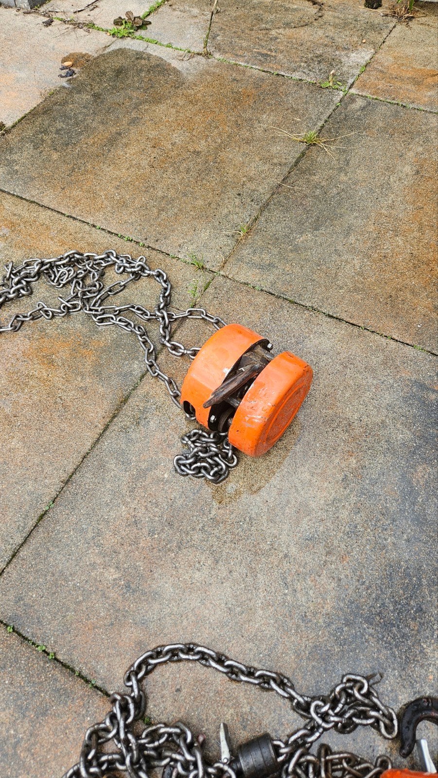 Kettingtakel 1 ton - Handmatig, Ophalen, Gebruikt, Handmatig