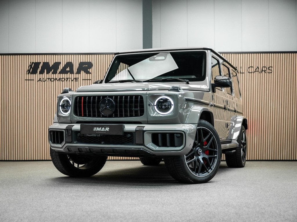 Mercedes-Benz G-klasse G63 AMG Classic Grey Facelift, Auto's, Mercedes-Benz, Automaat, Gebruikt, G-Klasse, Leder