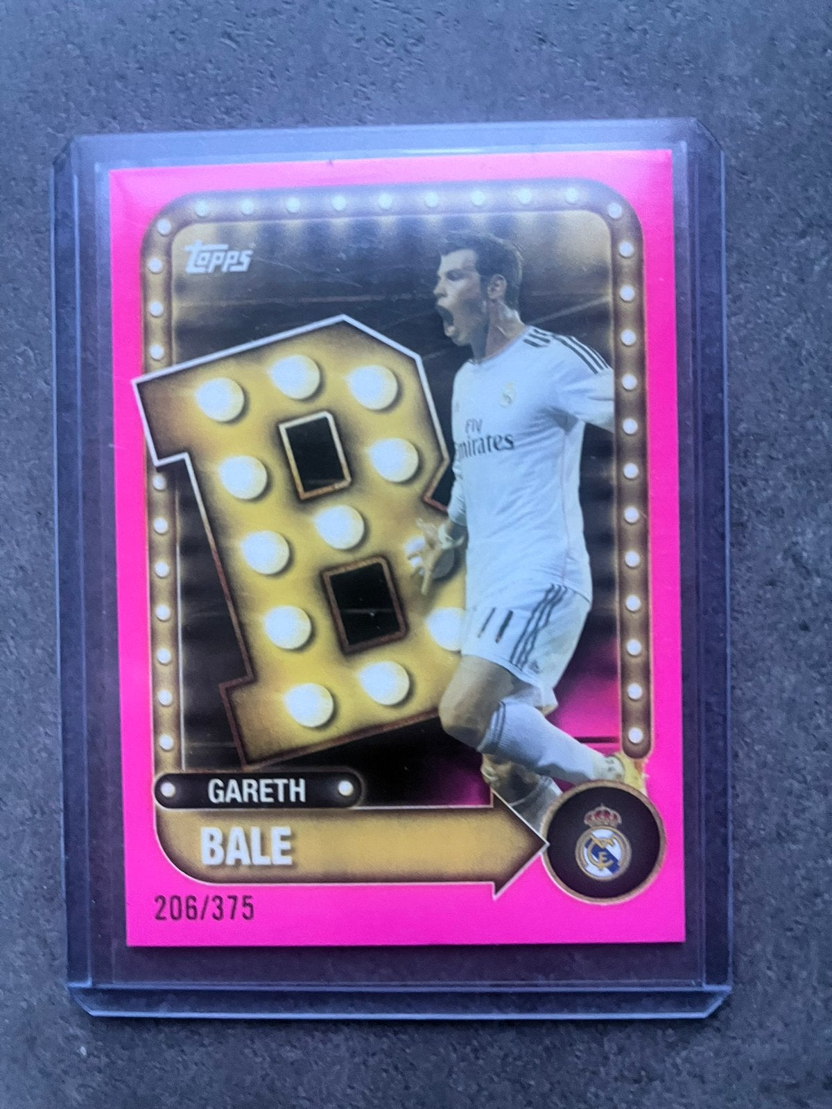 Topps 2025-26 Real Madrid Collector Tin Gareth Bale /375, Verzenden, Zo goed als nieuw, Plaatje