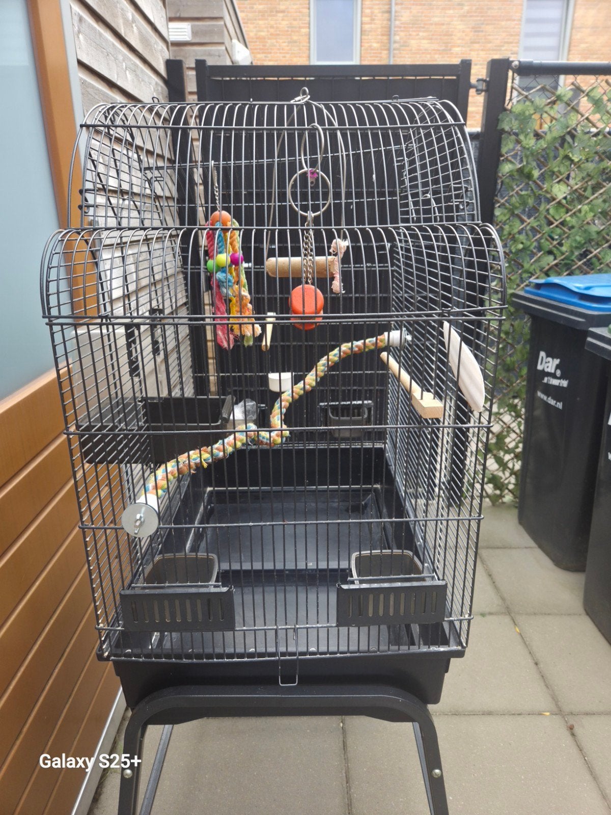zwart kooien., Ophalen of Verzenden, Zo goed als nieuw, Vogelkooi