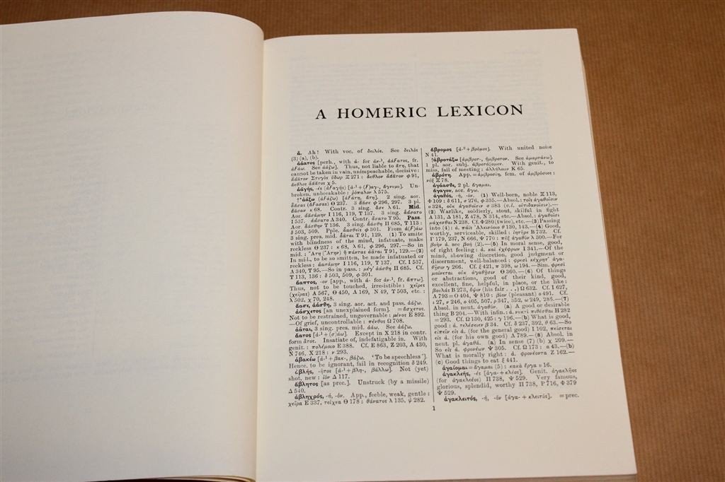 Homerisch Dialect — Lexicon [1986], Ophalen of Verzenden, Gelezen
