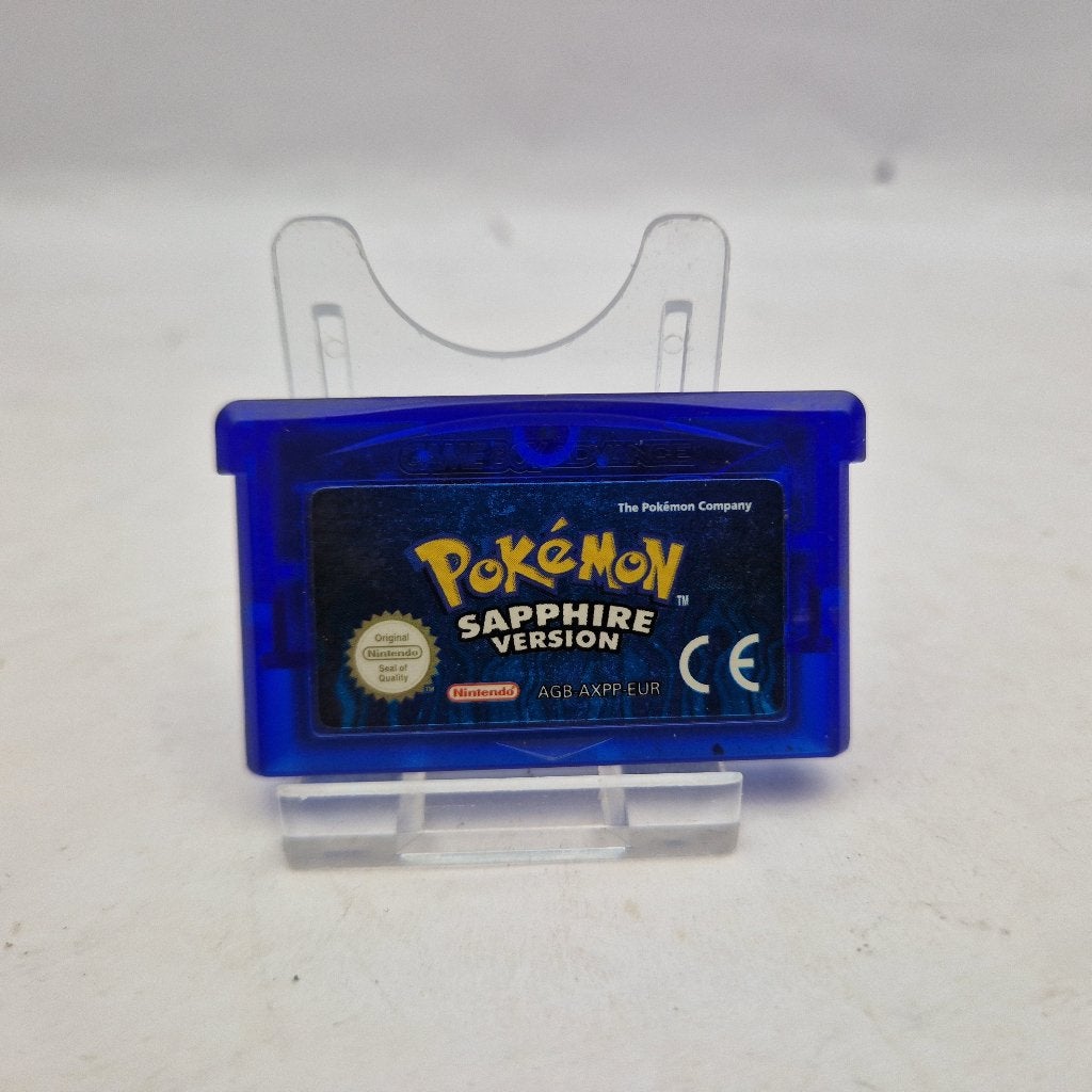 Pokémon Sapphire Version || Nu maar €79,99, Spelcomputers en Games, 1 speler, Ophalen of Verzenden, Zo goed als nieuw, Role Playing Game (Rpg)