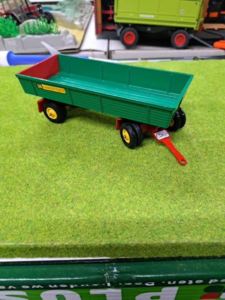 8 Wheeled Trailer aanhanger van Britains met nummer 9558, Hobby en Vrije tijd, Modelauto's | 1:32, Ophalen of Verzenden, Zo goed als nieuw