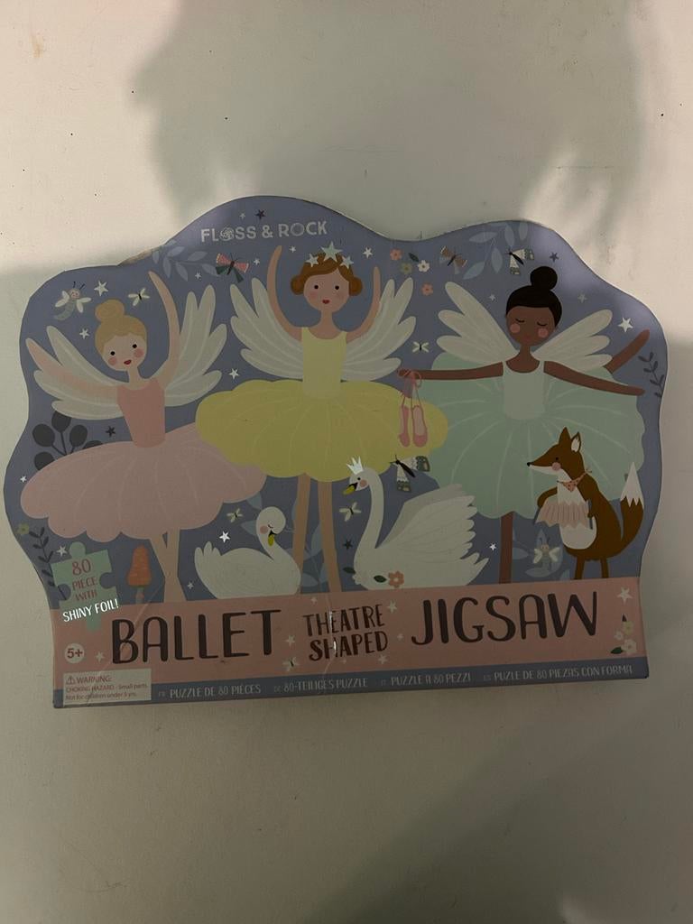 Floss & Rock Ballet Theater Puzzel 80 stukjes, Ophalen of Verzenden, Meer dan 50 stukjes, Gebruikt, 6 jaar of ouder