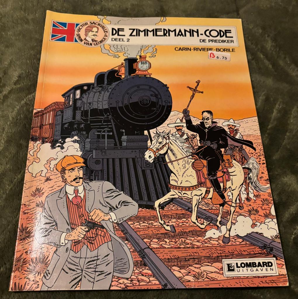 Victor Sackville strip: De Zimmermann-code Deel 2, Eén stripboek, Ophalen of Verzenden, Gelezen