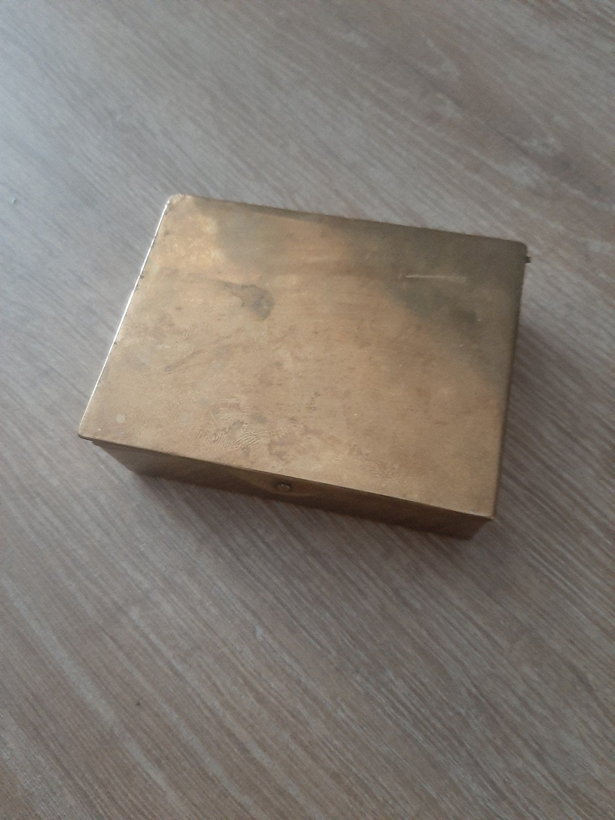 Antiek Messing Pillendoosje - 19e Eeuws, Ophalen of Verzenden