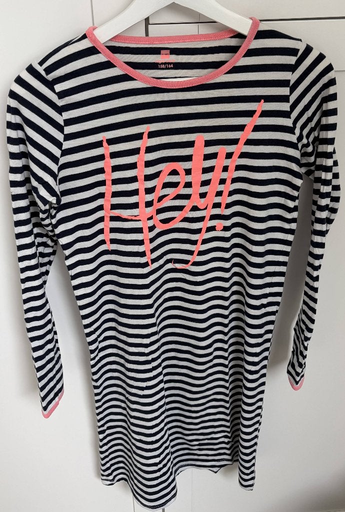 Pyjama jurk / Nachthemd lange mouwen maat 158/164 HEMA, Nacht- of Onderkleding, Meisje, Ophalen of Verzenden, Zo goed als nieuw