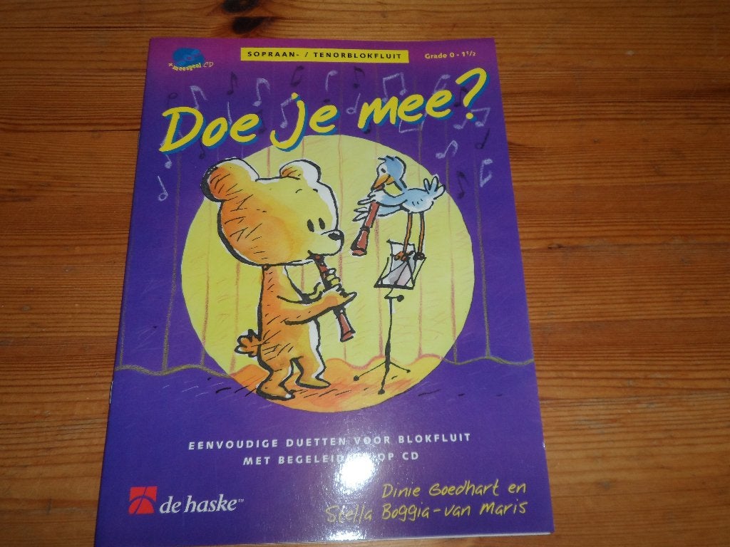 Dinie goedhart, Muziek en Instrumenten, Bladmuziek, Nieuw, Ophalen of Verzenden, Blokfluit, Artiest of Componist