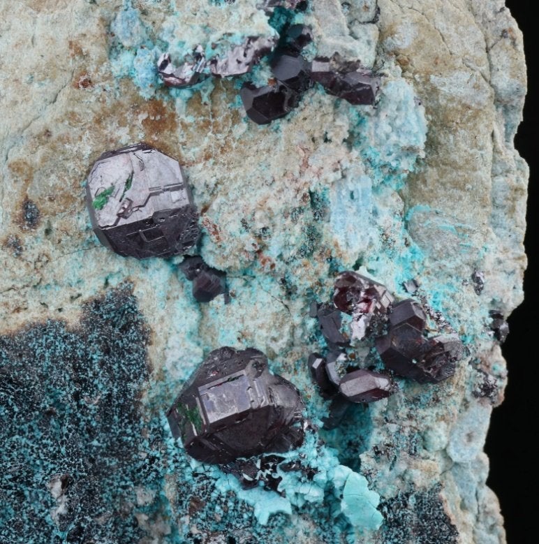 **TOP** CUPRIET op PLANCHEIET uit de Mashamba mijn, DR.Congo, Verzamelen, Mineralen en Fossielen, Mineraal, Ophalen of Verzenden