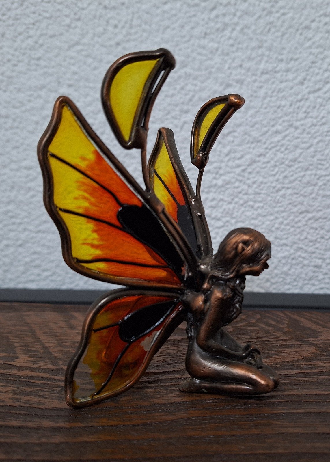 Prachtig Elfje met Kleurrijke Vleugels, Verzamelen, Ophalen of Verzenden, Zo goed als nieuw, Fantasy