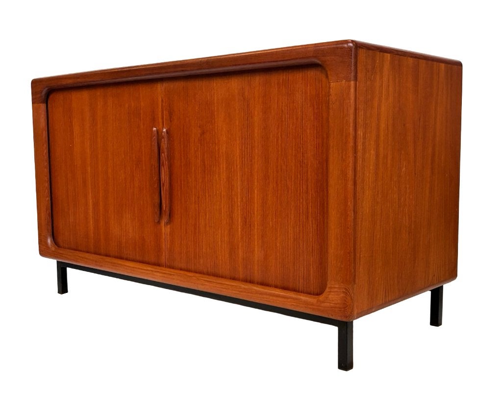 Vintage Dyrlund Dressoir Audio Meubel Lp Kast Teak Design, Gebruikt, Met deur(en), Vintage, 25 tot 50 cm