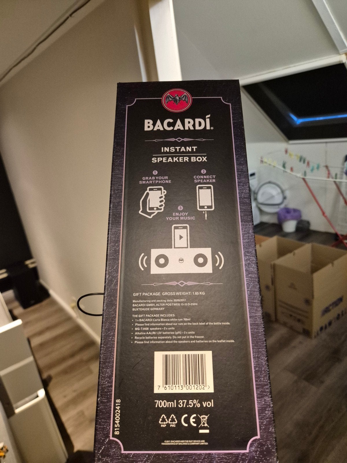 Bacardi Instant Speaker Box - Nieuw in doos, Overige merken, Nieuw, Ophalen of Verzenden, Draagbare speaker