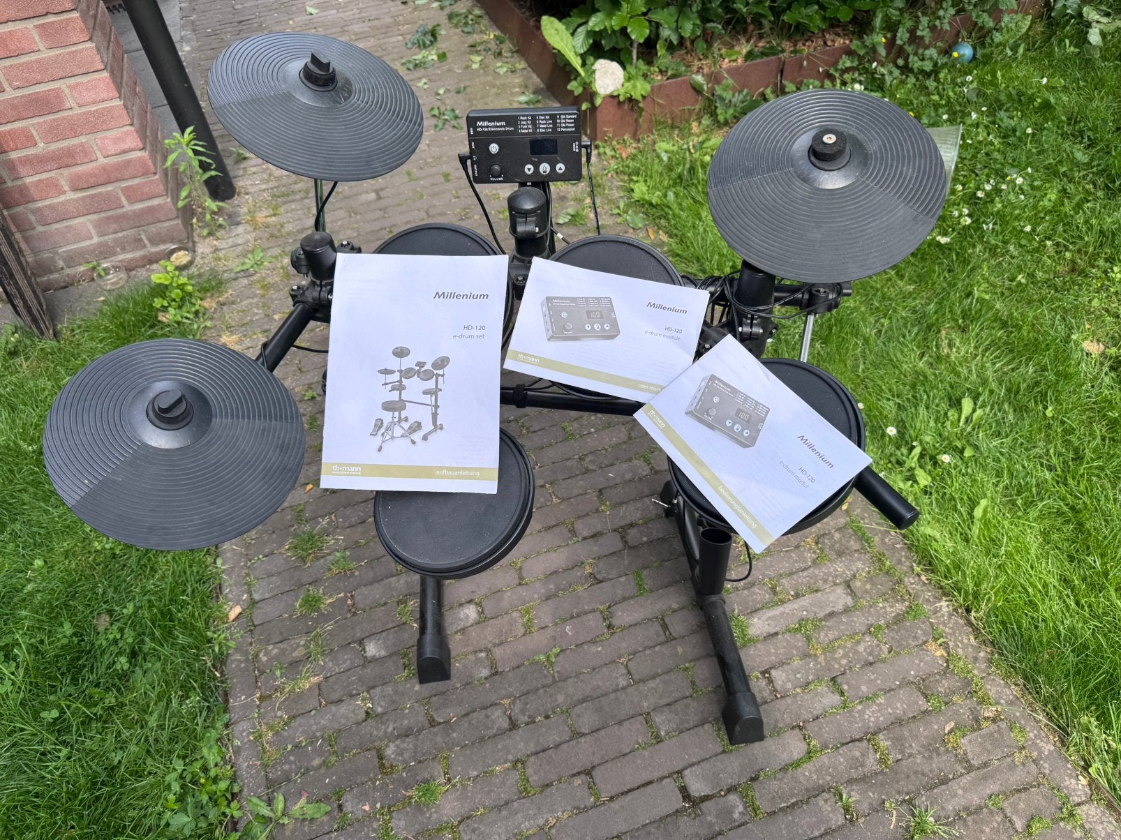 E-drum, Elektrische drumstel - millenium HD-120, Ophalen, Zo goed als nieuw, Overige merken