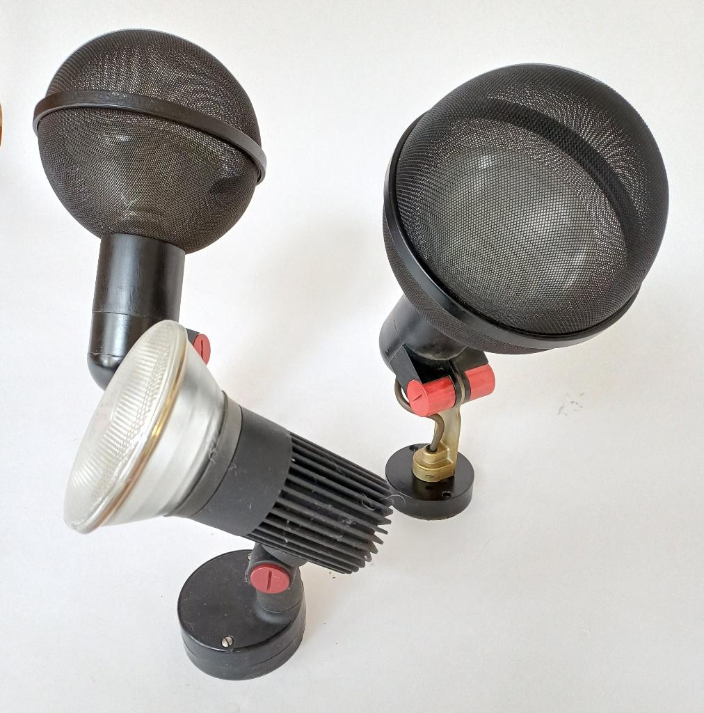 Vintage Roger Tallon lampen voor ERCO, postmodern ontwerp, Huis en Inrichting, Lampen | Spots, Ophalen, Gebruikt, Metaal of Aluminium