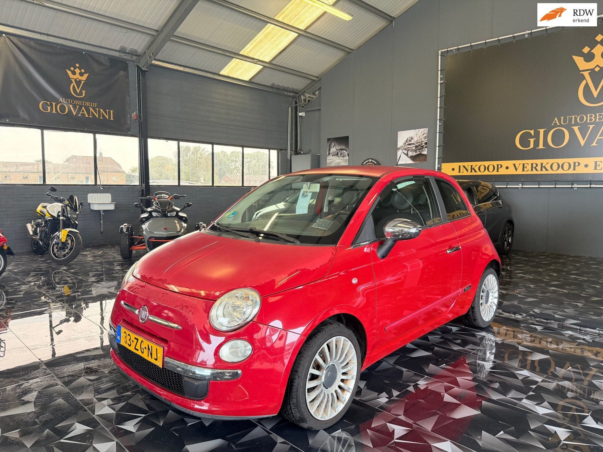 Fiat 500 1.2 Sport inruil mogelijk, Auto's, Voorwielaandrijving, 1242 cc, 4 cilinders, 840 kg