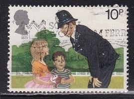 3964 - Engeland michel 808 gestempeld , 150 jaar politie in, Verzenden, Gestempeld