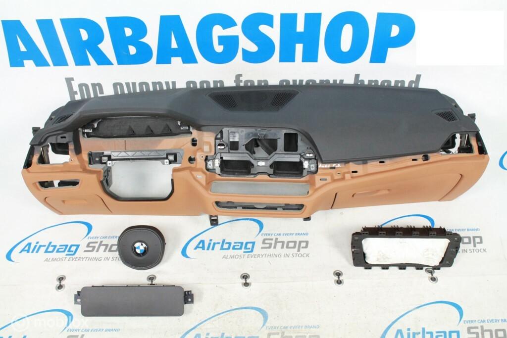 Airbag set - dashboard zwart bruin BMW 3 serie G20 2019-...., Gebruikt, Ophalen of Verzenden