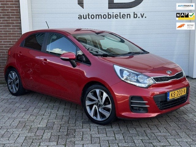 Kia Rio 1.2 CVVT ExecutiveLine -Trekhaak LED-Navi-Camera-NAP, Auto's, 4 cilinders, Origineel Nederlands, Bedrijf, Handgeschakeld