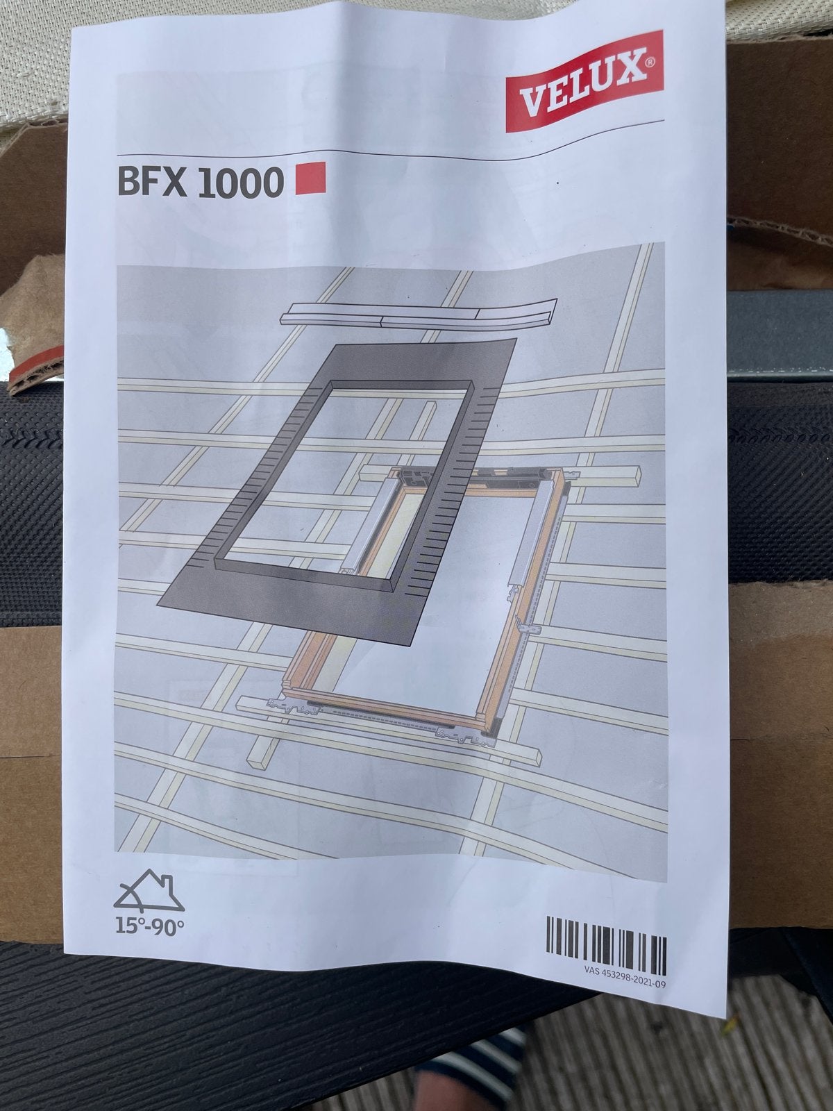 Velux BFX 1000 Dakraam Isolatiekraag - Nieuw, Ophalen of Verzenden, Nieuw, Dakraam, Minder dan 80 cm