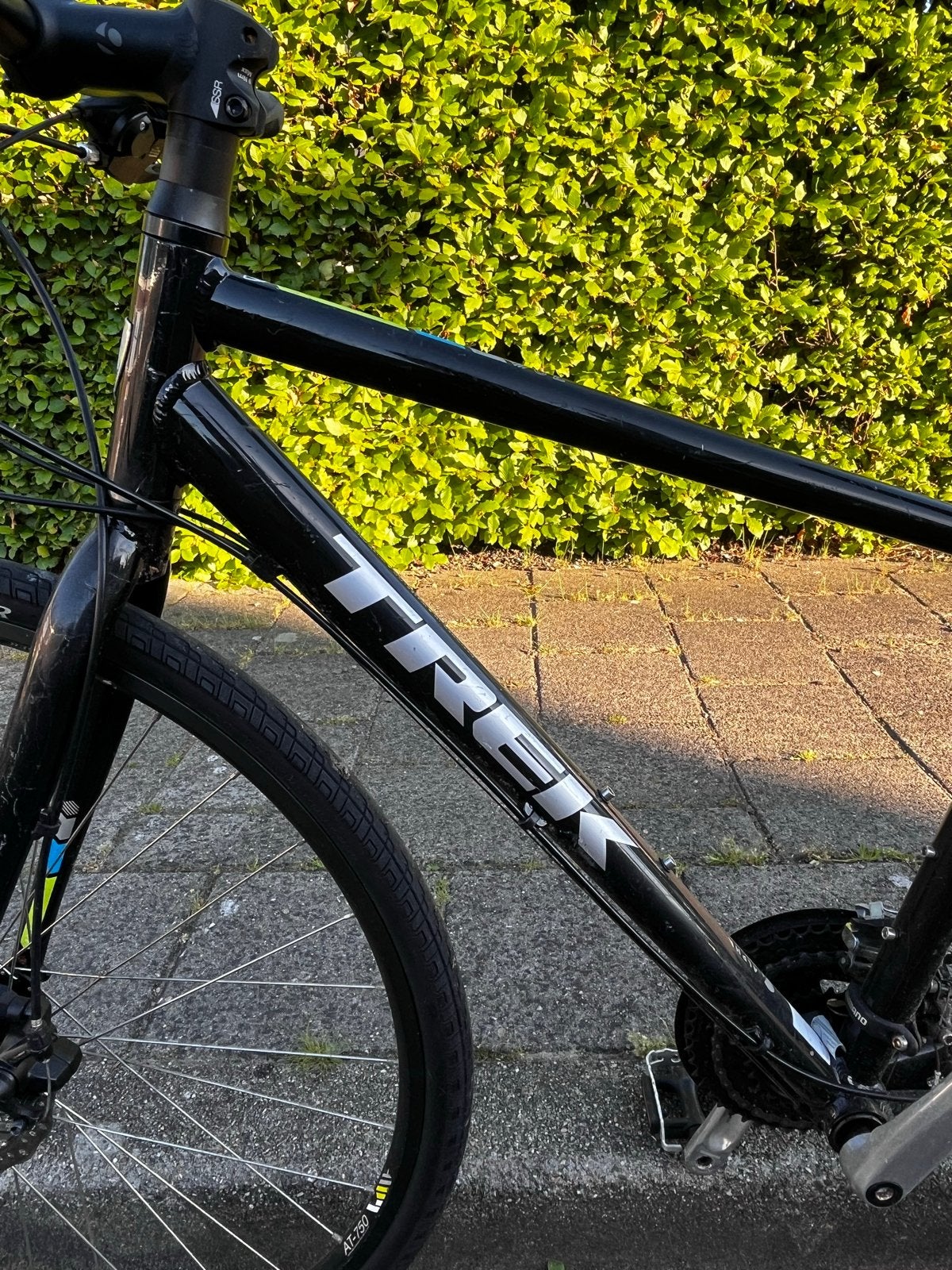 Trek 7.2 FX Hybride Fiets - Zwart, Goede Staat, Overige merken, 28 inch, Gebruikt, Ophalen of Verzenden