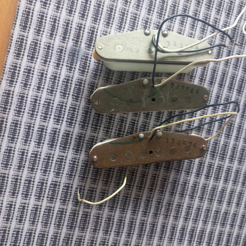Fender stratocaster pickup set 1974 origineel, Ophalen of Verzenden, Elektrische gitaar