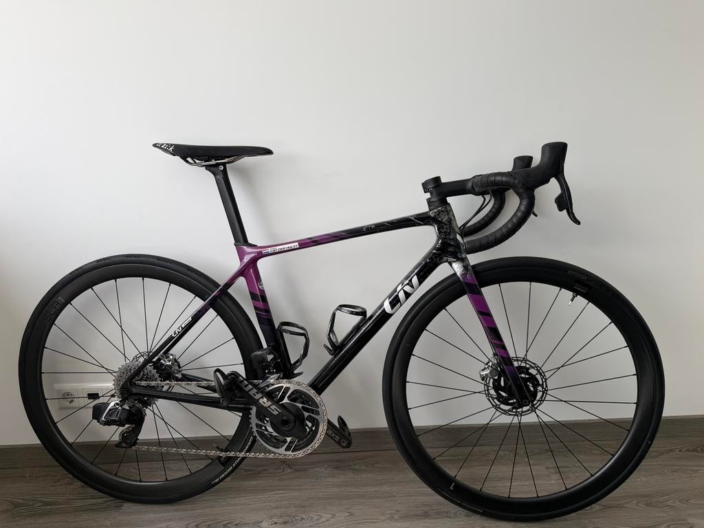 Liv Langma Advanced, SL Disc Red, maat S (2022), Ophalen, 28 inch, Gebruikt, Carbon