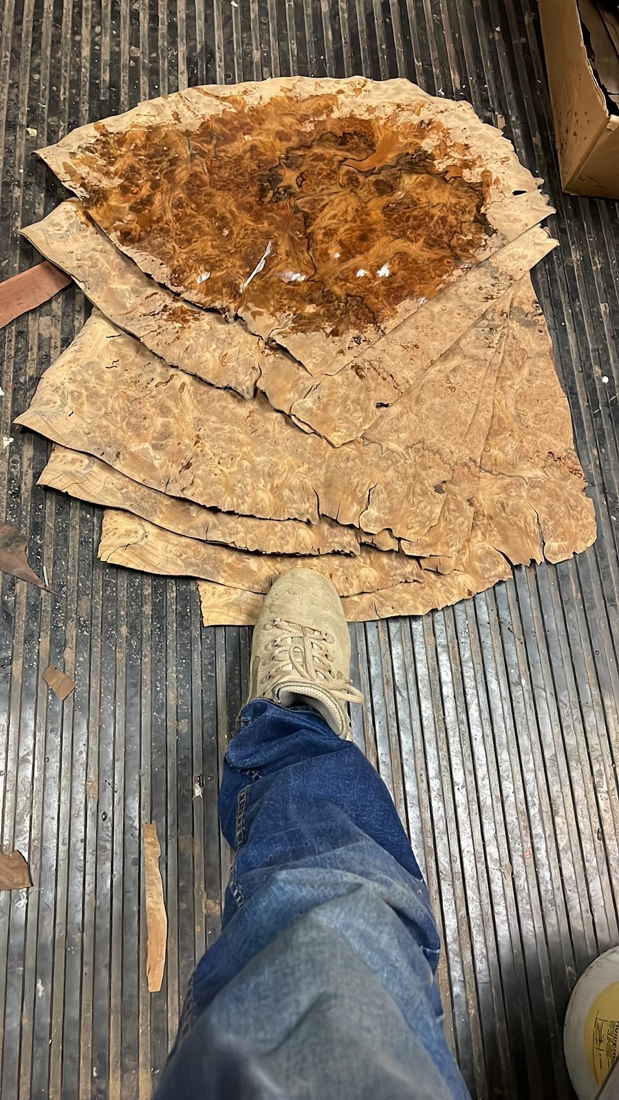 Fineer voorraad. Veel soorten 60 j oud., Ophalen, Minder dan 25 mm, Zo goed als nieuw, Plank