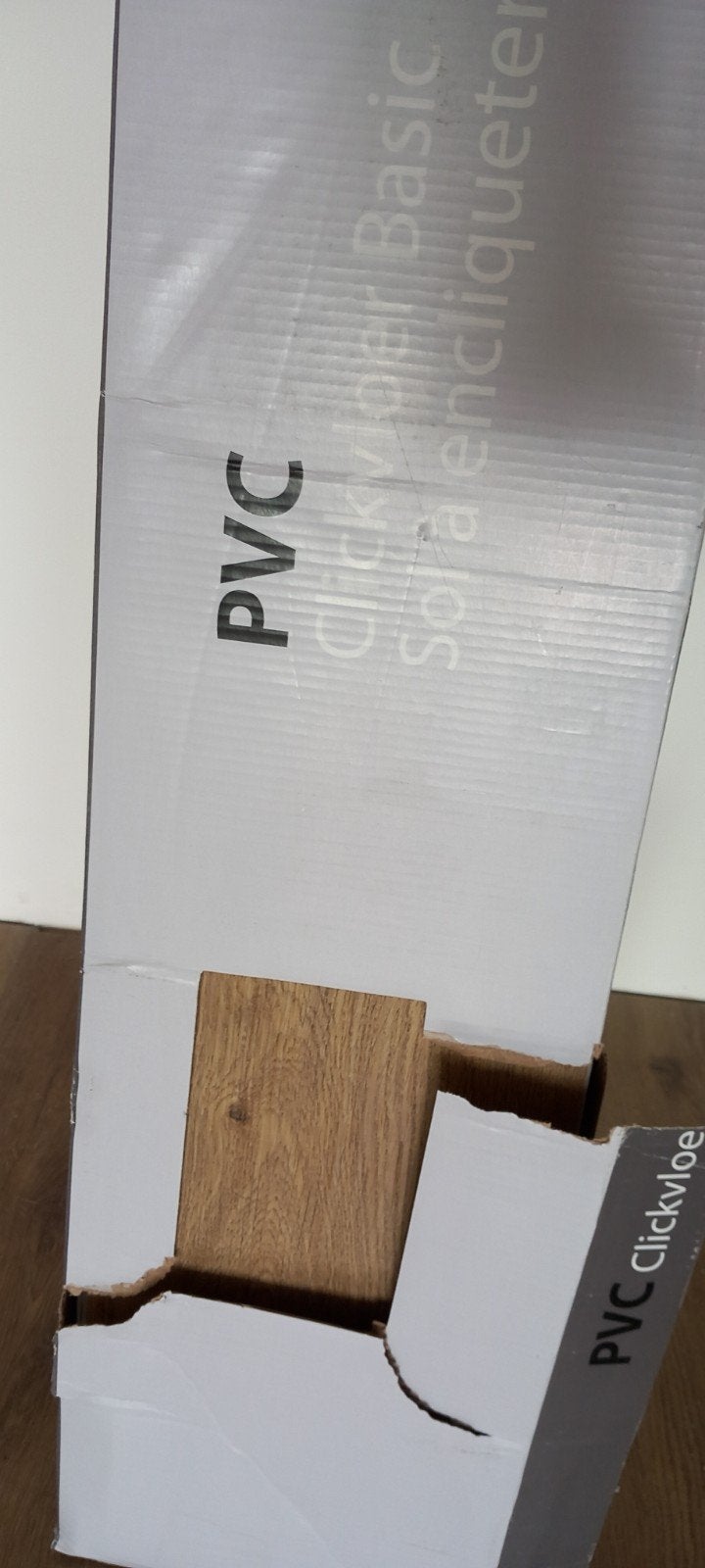 PVC Klikvloer (4 pakken) + 10m² ondervloer, Ophalen, Kunststof, 50 tot 150 cm, Overige typen