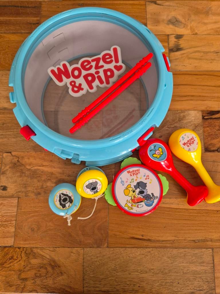 Woezel en Pip muziekinstrumenten set, Gebruikt, Jongen of Meisje, Onbekend, raadpleeg verpakking, Ophalen of Verzenden