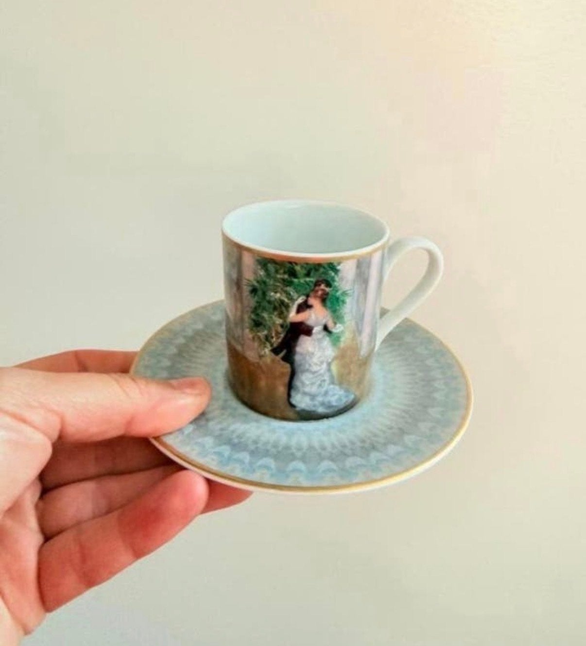 Goebel Artis Orbis Espressokopje Renoir "Dans in de stad", Ophalen of Verzenden