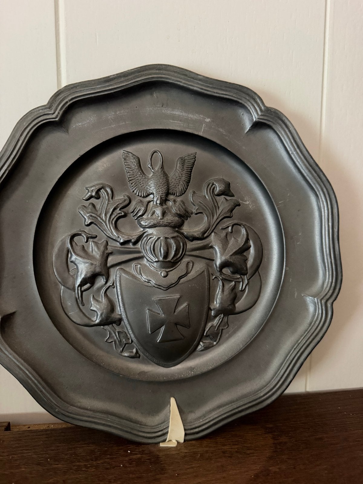 Set van 3 Antieke Tin Platen - Diverse Reliëfs, Ophalen of Verzenden