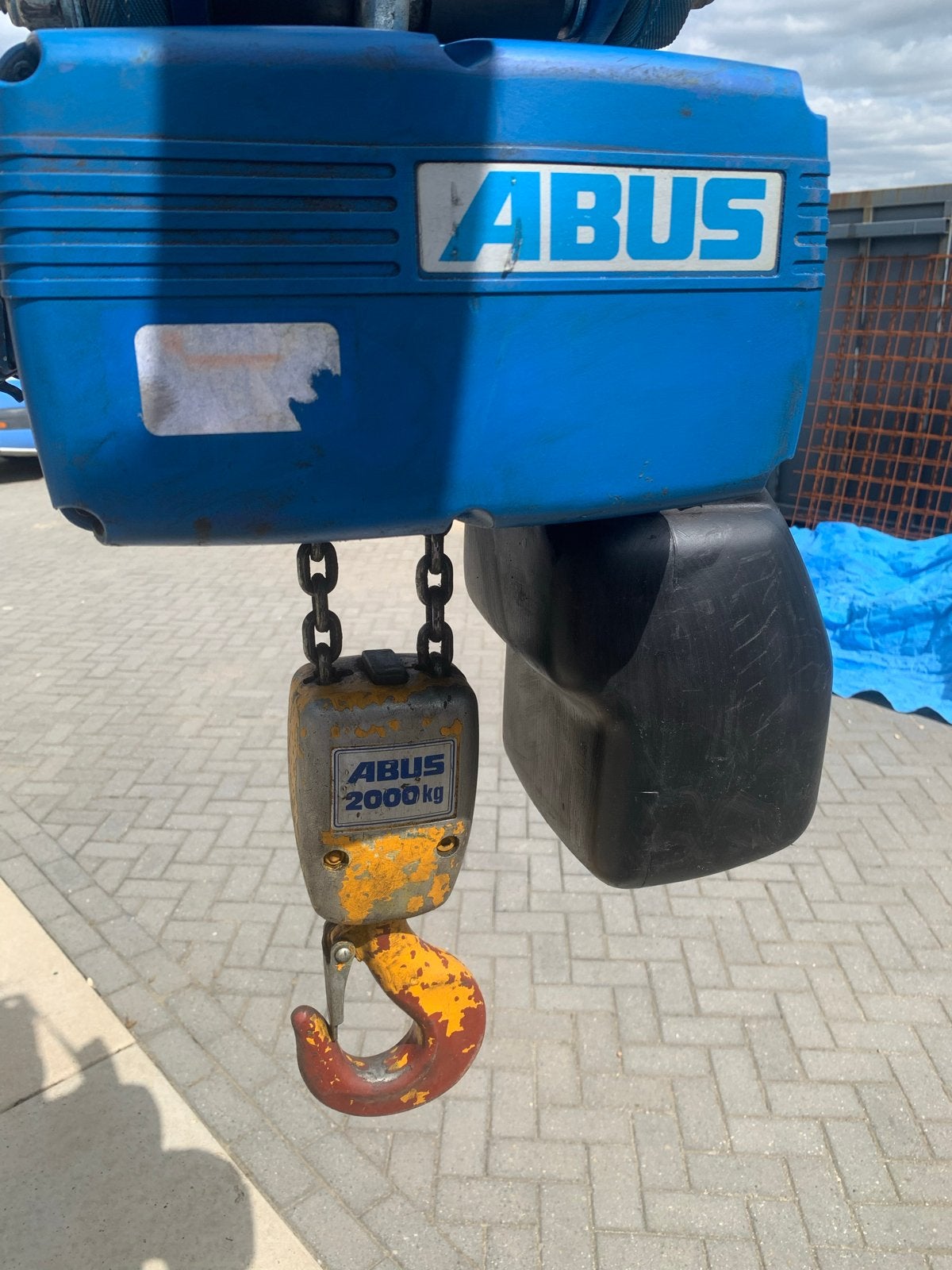 ABUS Takel 2000kg - met loopkat, Ophalen, Zo goed als nieuw