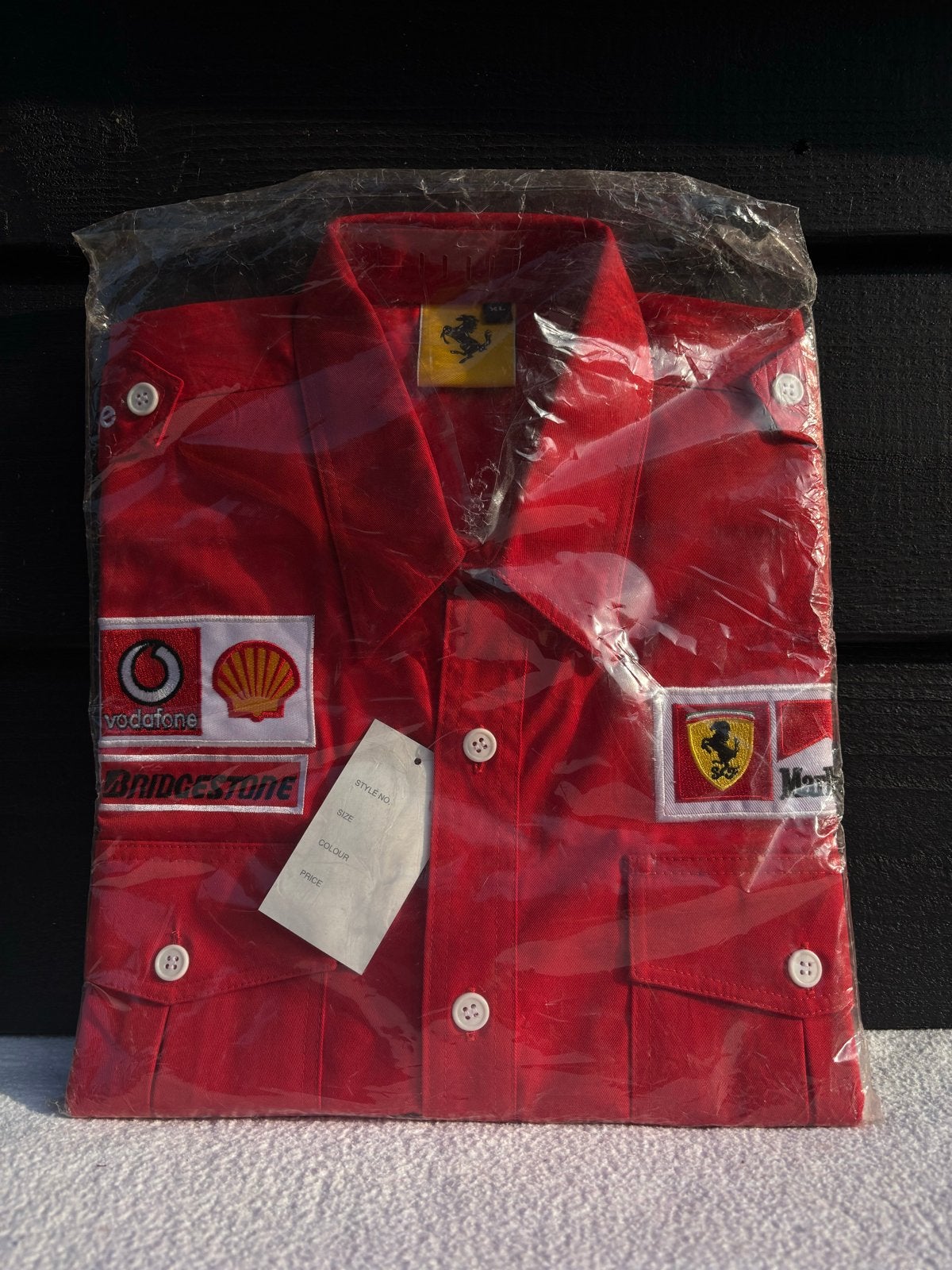 Nieuw Ferrari F1 Racing Shirt - Rood met Sponsorlogo's, Ophalen of Verzenden, Nieuw
