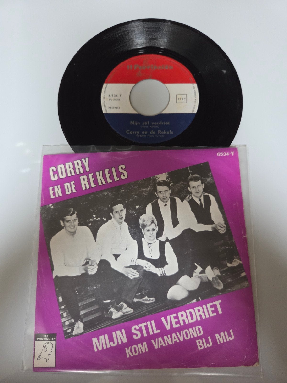 Corry en de Rekels - Mijn stil verdriet, Cd's en Dvd's, Vinyl Singles, Ophalen of Verzenden, Gebruikt, 7 inch, Nederlandstalig