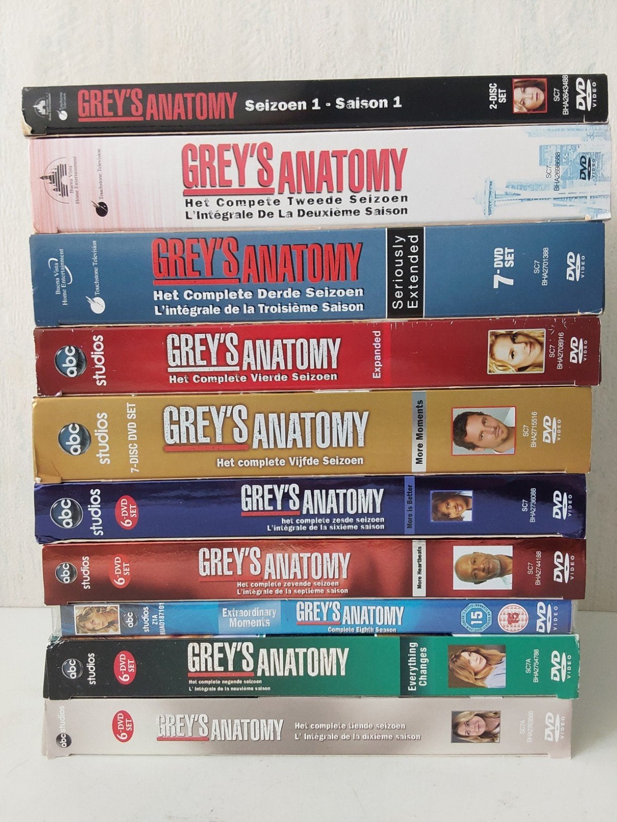 Grey ' s Anatomy De Gehele Serie - 10 seizoenen, Cd's en Dvd's, Engels, Nederlands, Drama, Ophalen of Verzenden