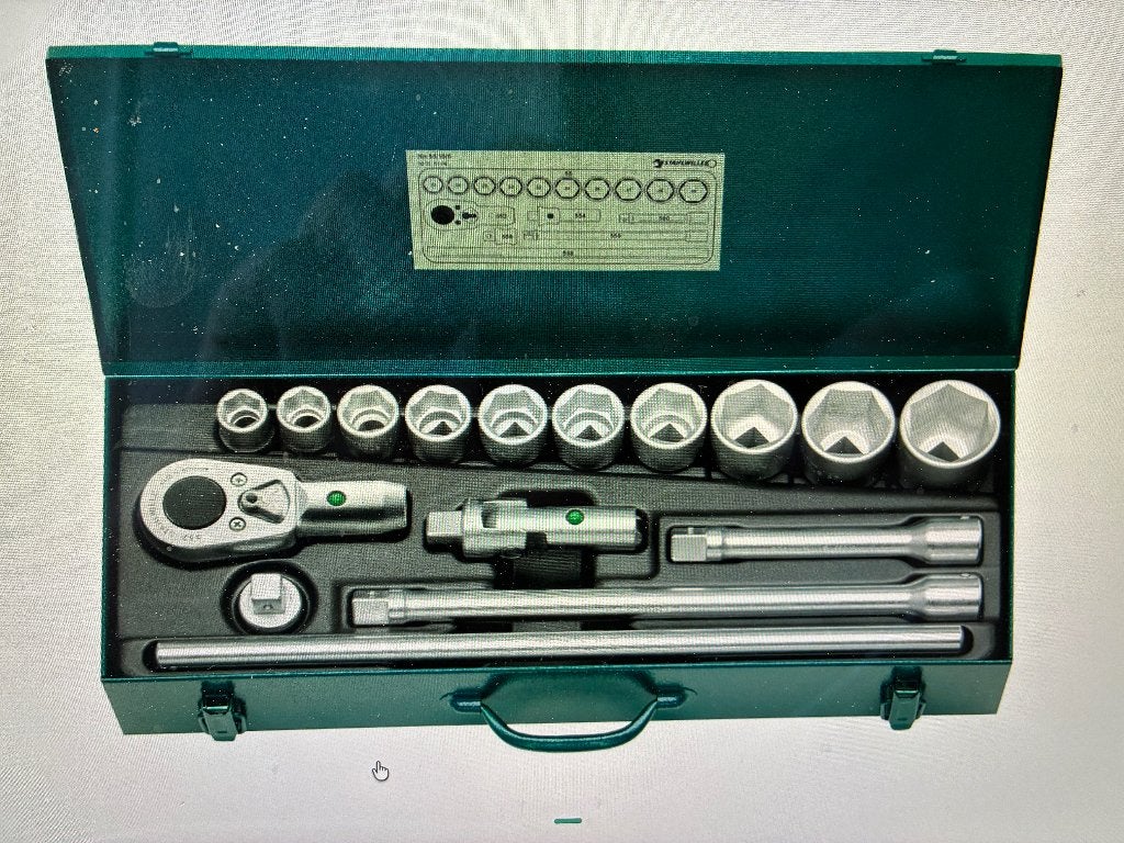 Stahlwille 55/10/6 Dopsleutelset 3/4 inch, Ophalen, Nieuw, Gereedschapsset, Overige merken