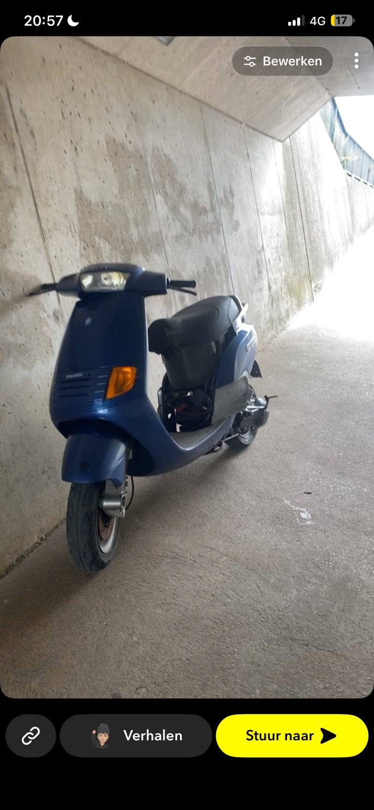 Skr frame, Ophalen, Zo goed als nieuw, Blok, Piaggio