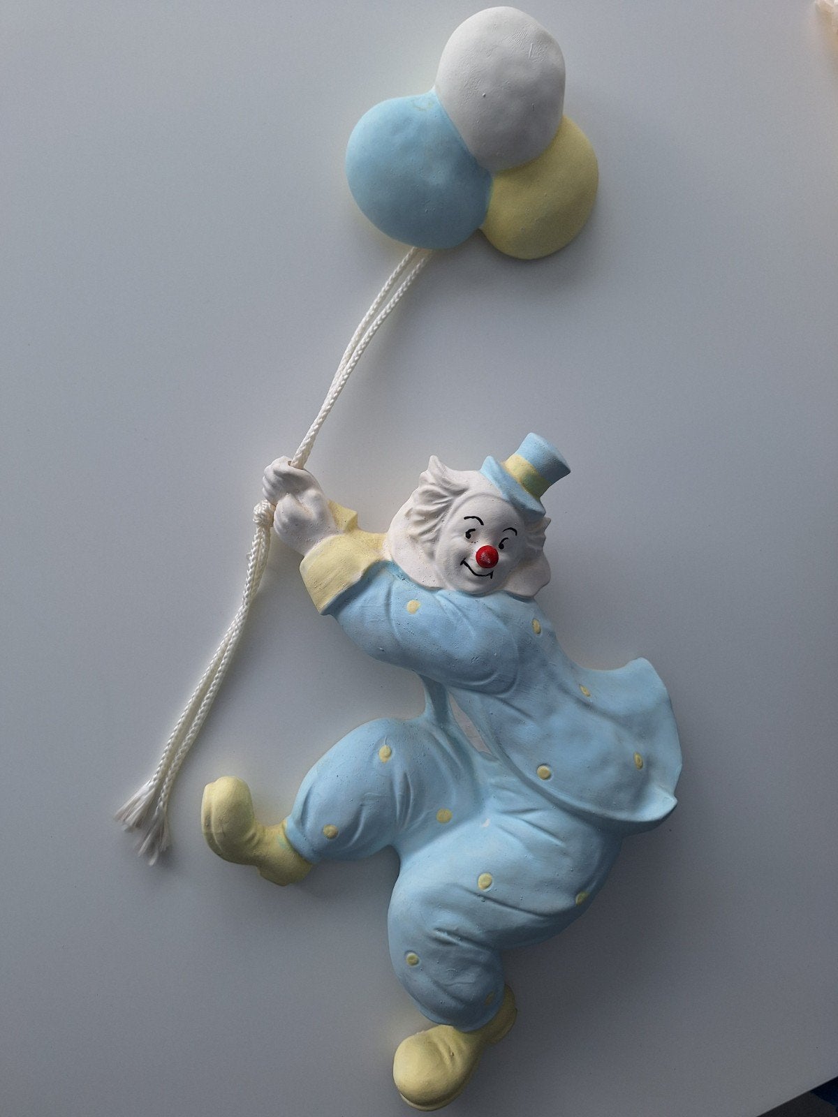 Wandversiering clown gips, Ophalen, Gebruikt, Wandhanger, Vintage