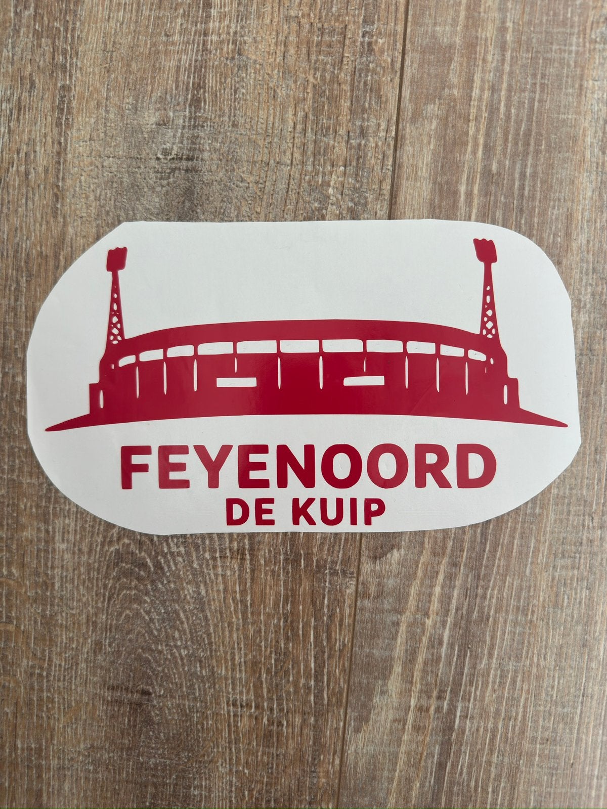 Stickers naar wens gemaakt reclame feyenoord nagels, Ophalen of Verzenden, Nieuw