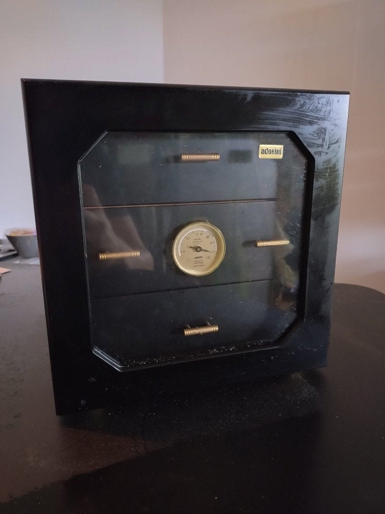 Adorini Chianti Middelgroot Deluxe Plateau Humidor, Ophalen of Verzenden, Gebruikt, Tabaksdoos of Verpakking