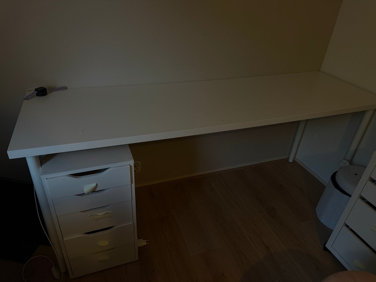 IKEA Alex bureau met verstelbare poten, Ophalen, Gebruikt, Spaanplaat of MDF, In hoogte verstelbaar